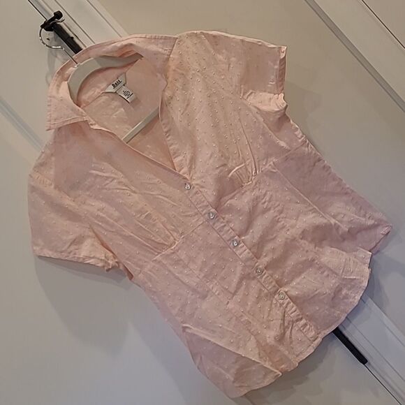 Bass sz S 100%  cotton lightweight summer blouse - Picture 1 of 10